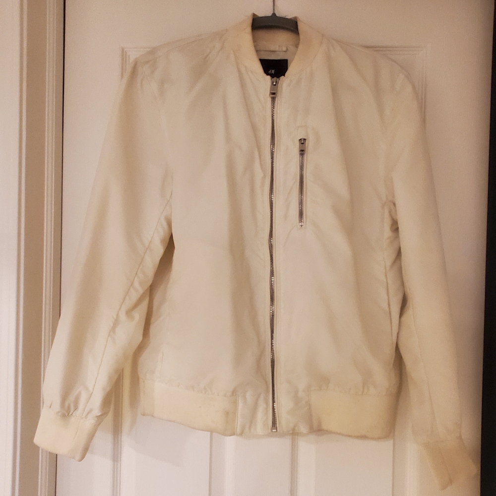 H&M Cream Men's Bomber Jacket